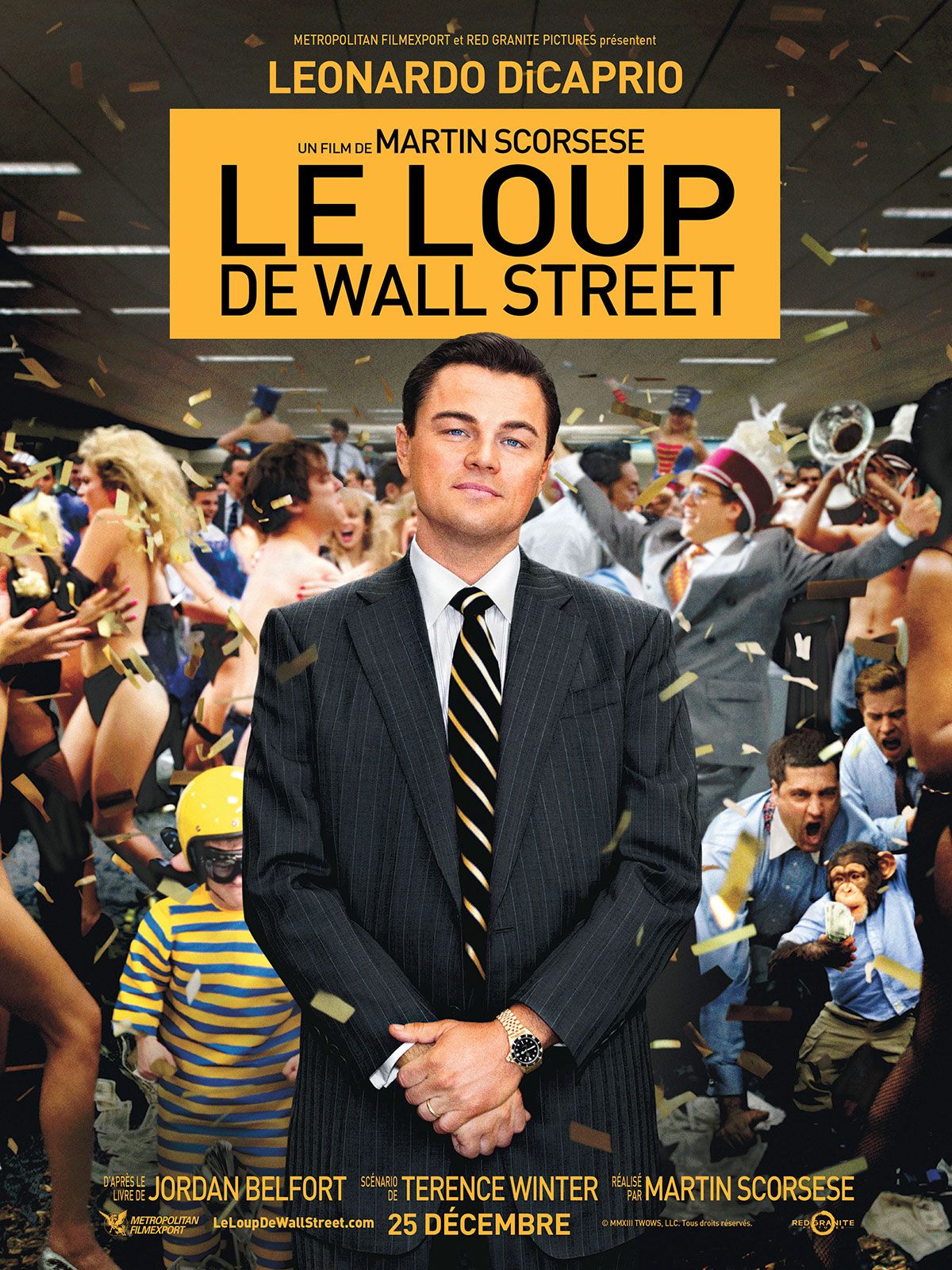 The Wolf of Wall Street poster
